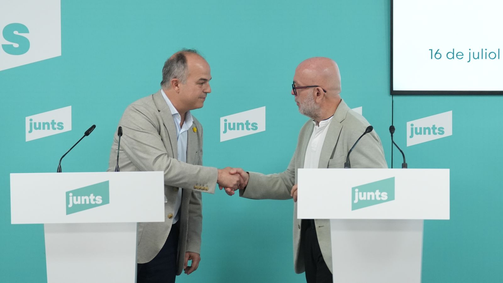 Jordi Turull i Gonzalo Boye, este dijous