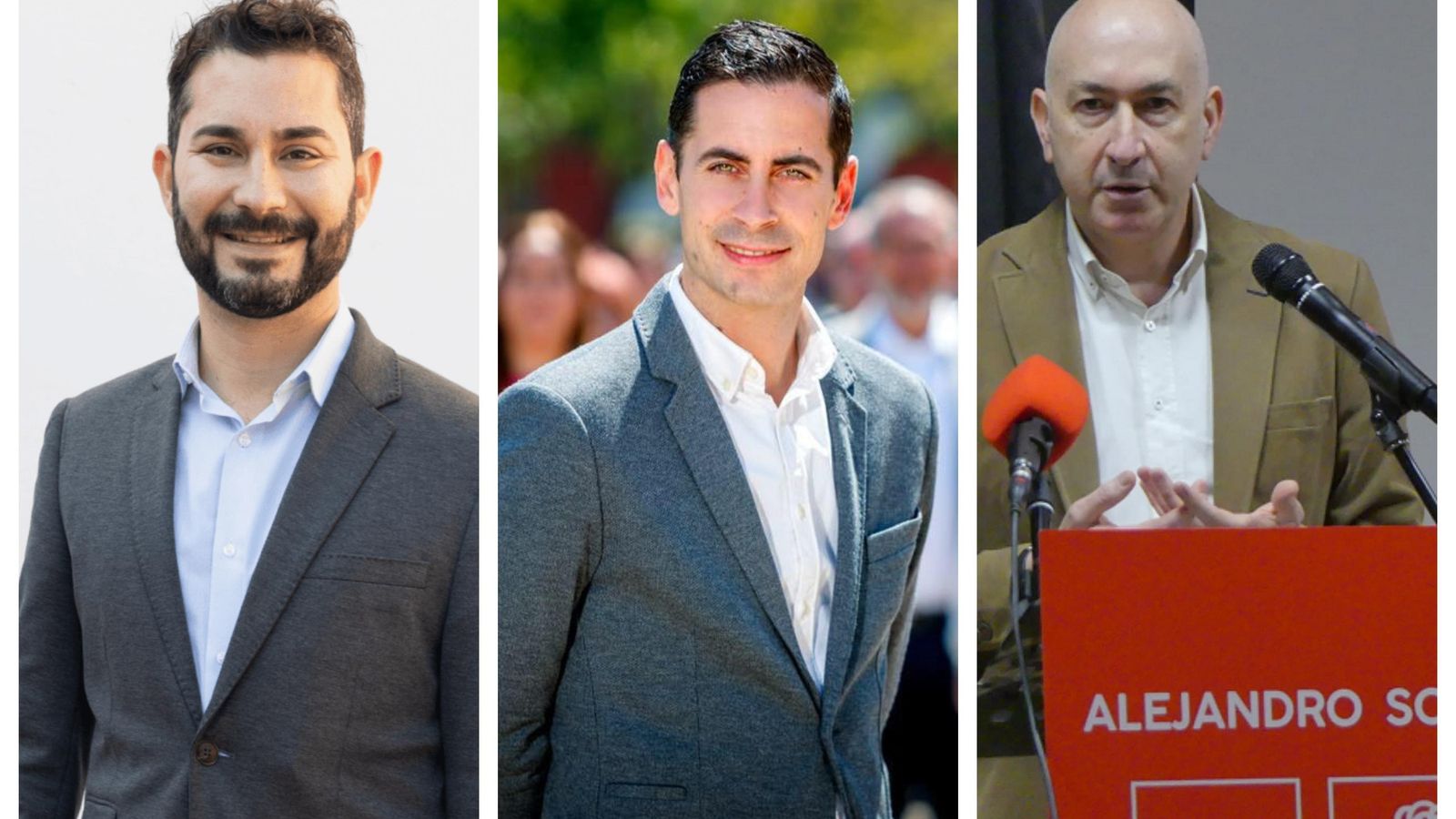 Samuel Falomir, Carlos Bielsa i Alejandro Soler, nous secretaris generals del PSPV a Castelló, València i Alacant