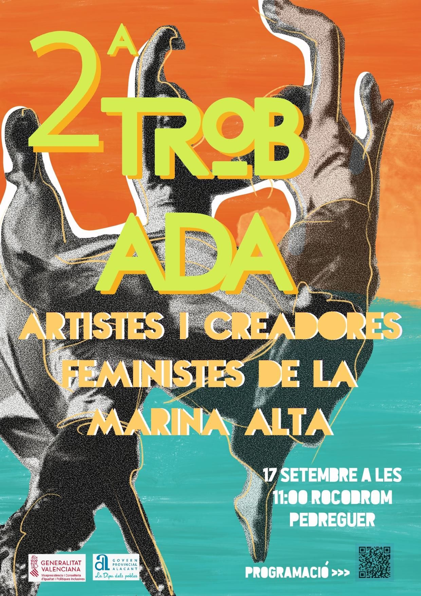 Cartell promocional de la trobada a Pedreguer (Marina Alta)
