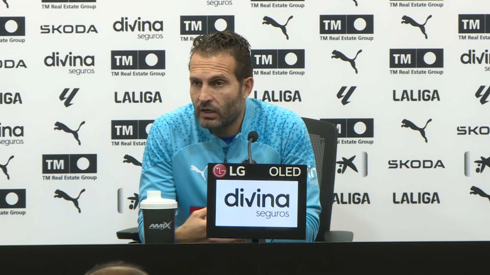 El tècnic del València CF, Rubén Baraja