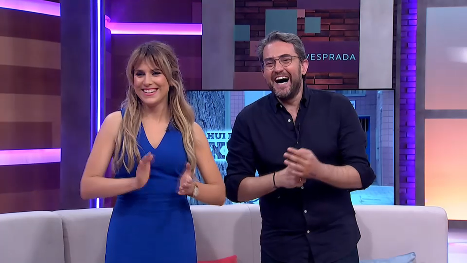 Màxim Huerta i Maria Fuster aplaudeixen l'explicació d'Hortensia i Antonio