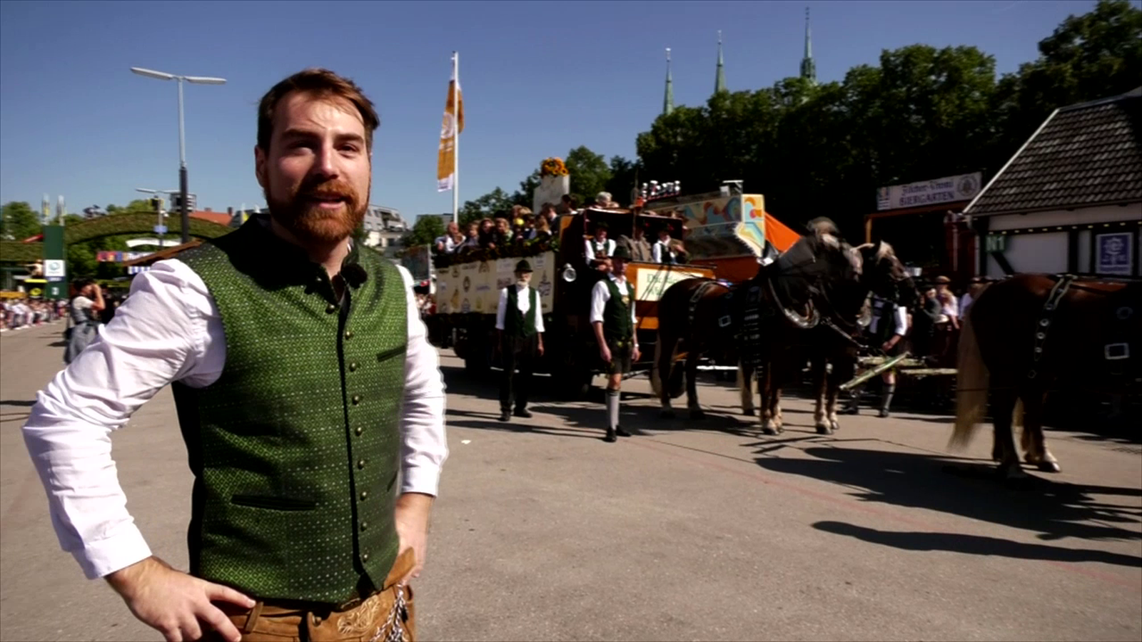 Miquel Gaspar a la inauguració de l’Oktoberfest