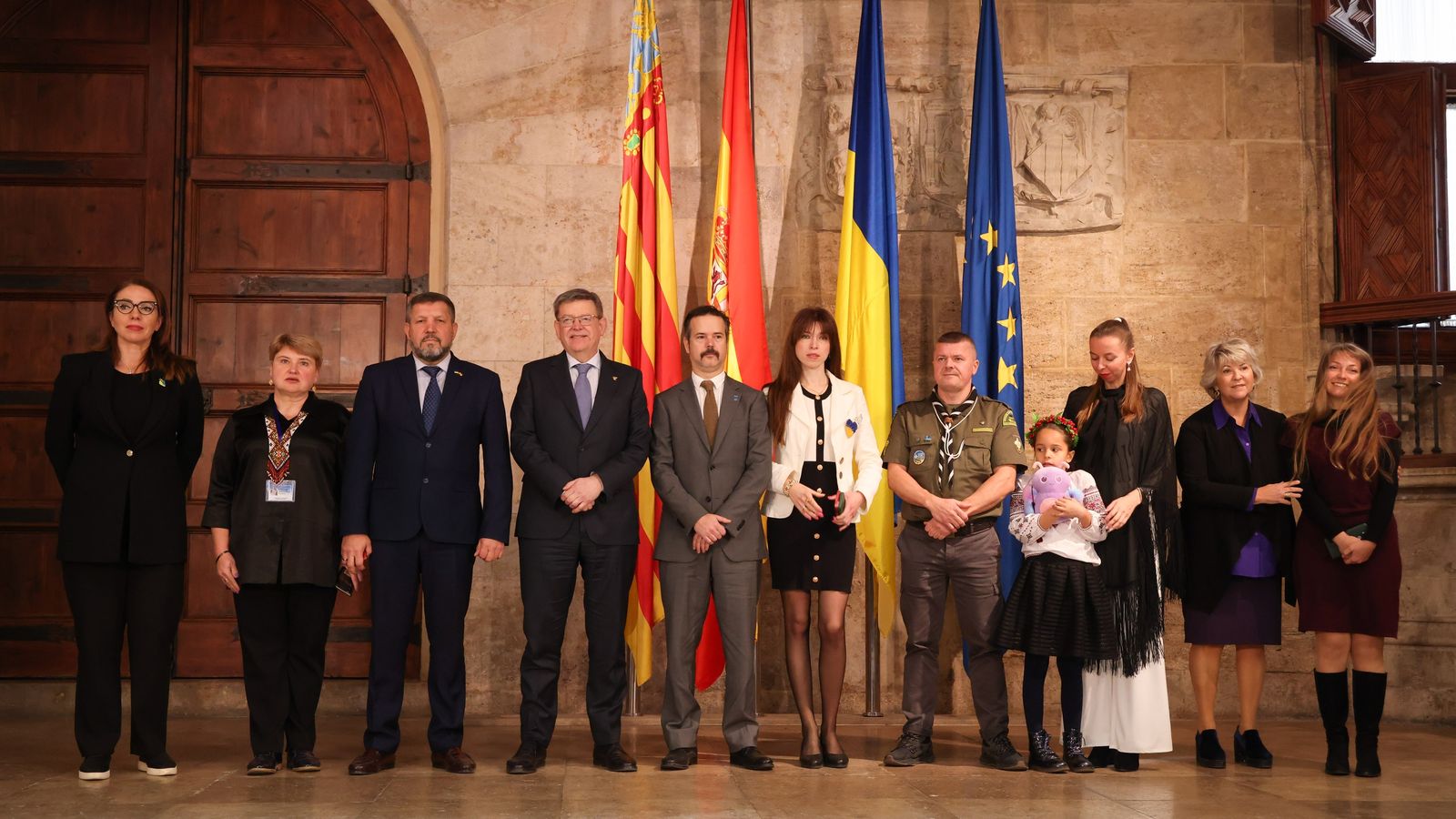 Foto de família de la reunió d'aquest divendres