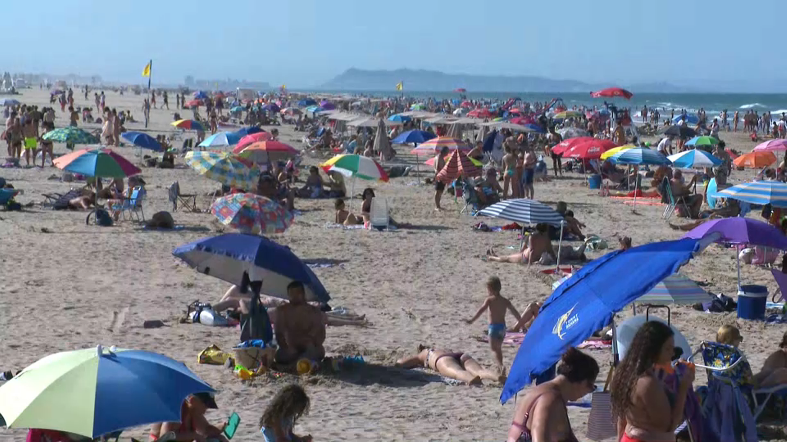 Platja plena