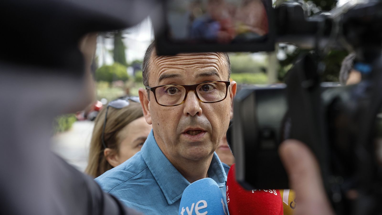 El cap de Climatologia de Aemet, José Ángel Núñez, a la seua arribada als jutjats