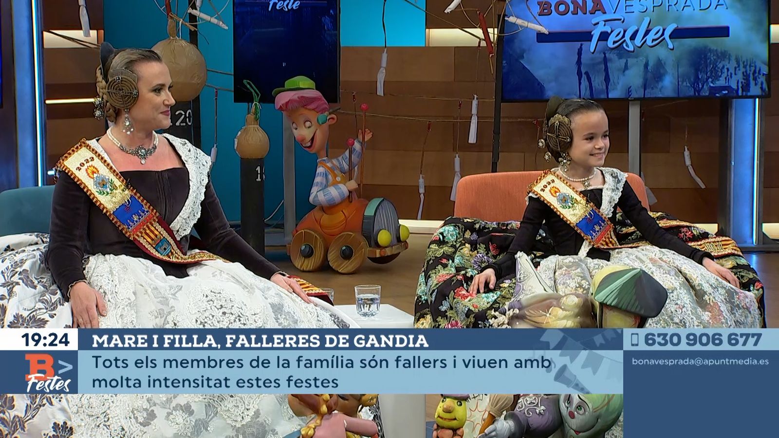 04.03.2022 | Cristina i Clara, falleres majors de Gandia