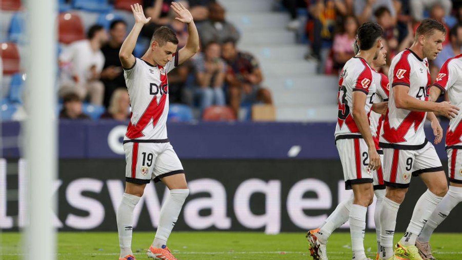 Jorge de Frutos no ha celebrat els dos gols que ha marcat al Ciutat de València