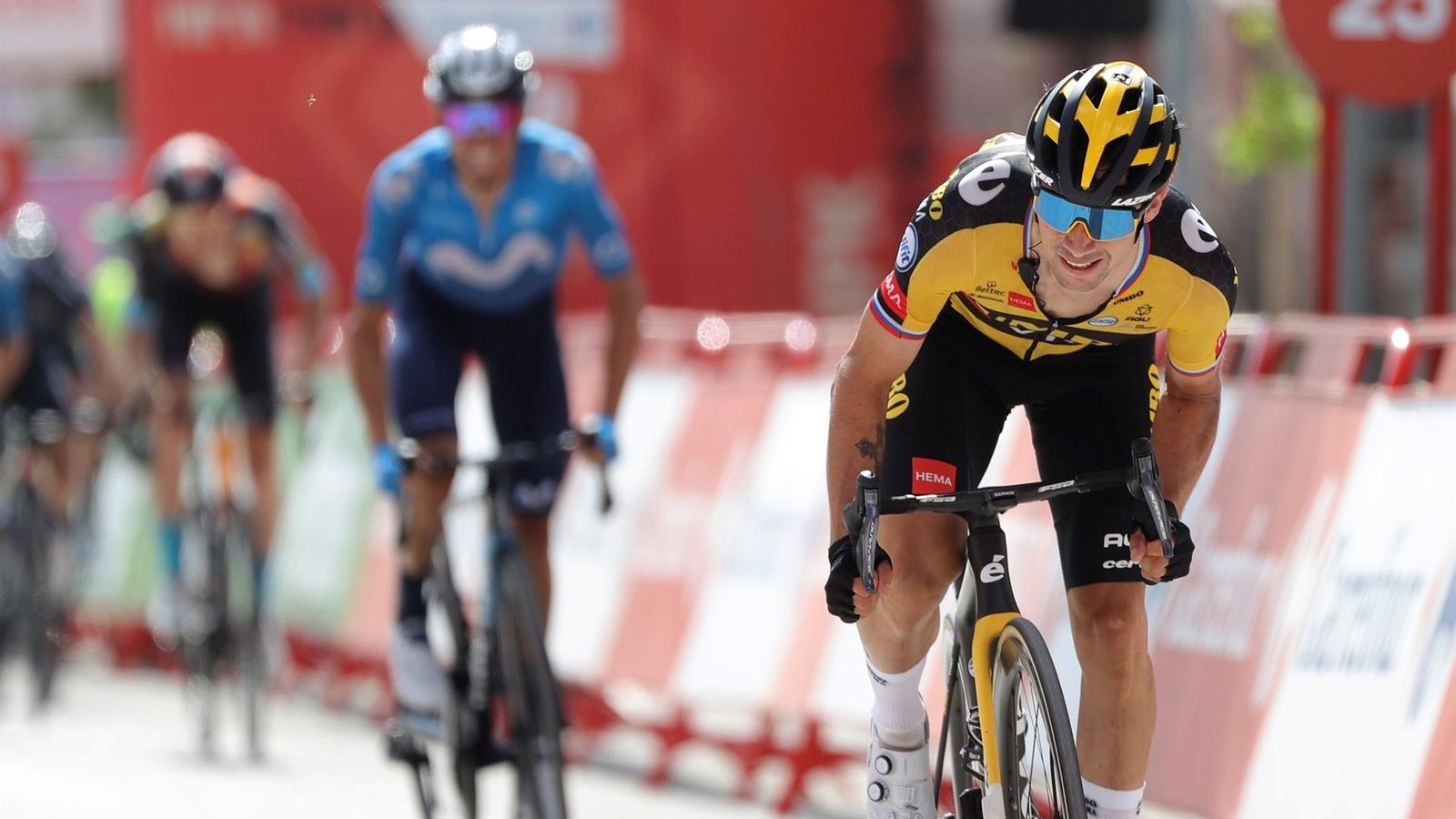 Primoz Roglic guanya l'etapa 11 de la Vuelta