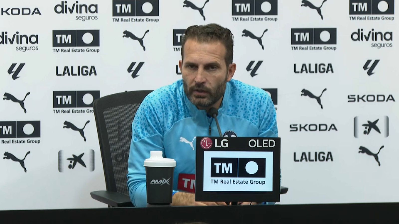 El tècnic del València CF, Rubén Baraja