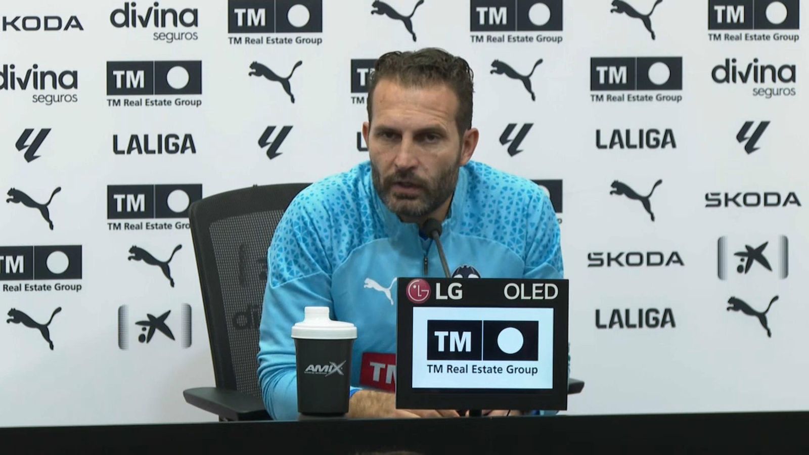 El tècnic del València CF, Rubén Baraja El tècnic del València CF, Rubén Baraja