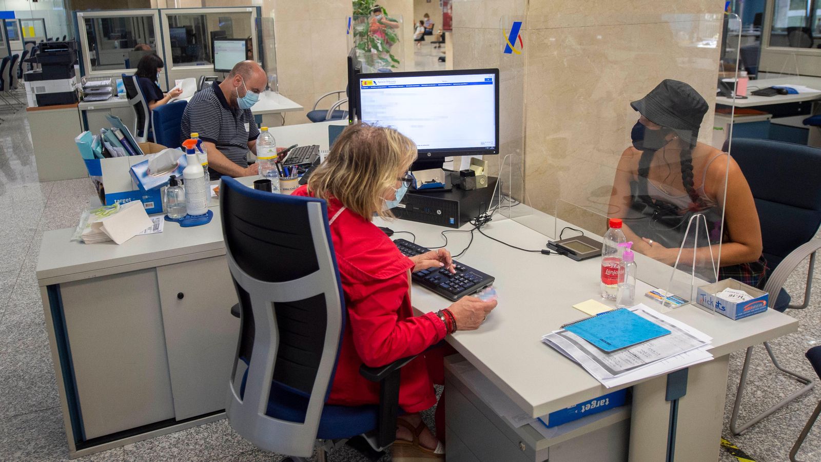 Oficina d'Hisenda en una imatge d'arxiu