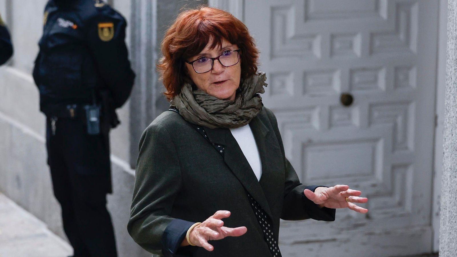 La cap de premsa de la Fiscalia, Mar Hedo, arriba este dimarts al Suprem