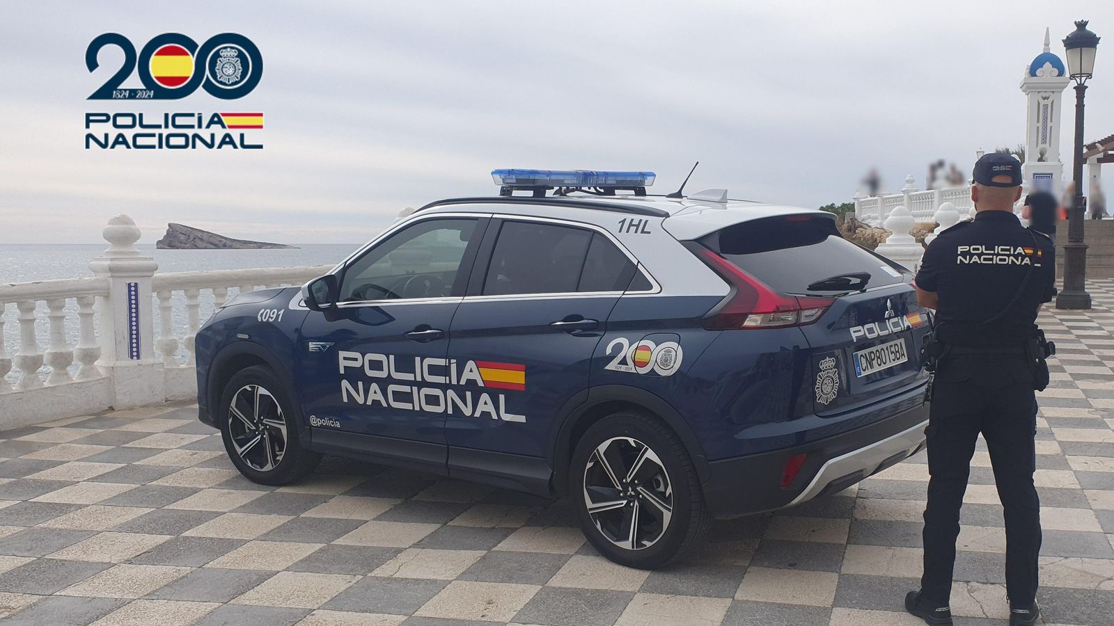 Un vehicle de la Policia Nacional