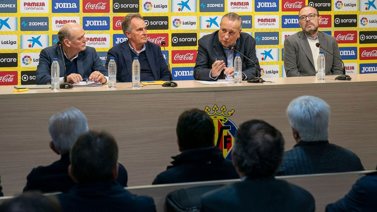 Fernando Roig, durant la junta general d'accionistes