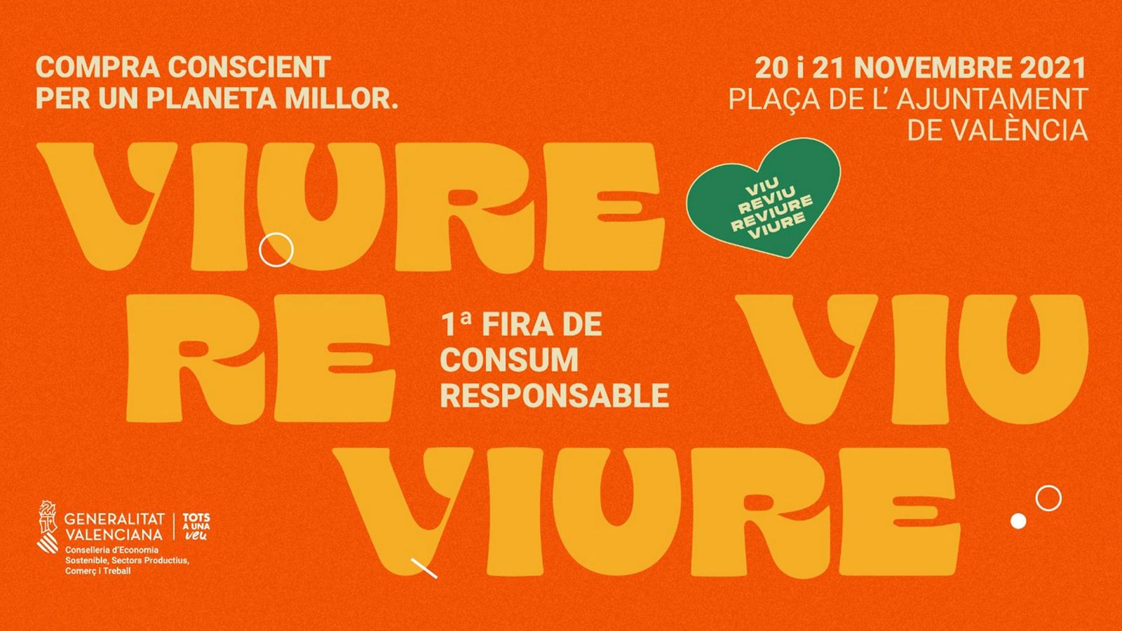 Cartell promocional de la 1a Fira de Consum Responsable