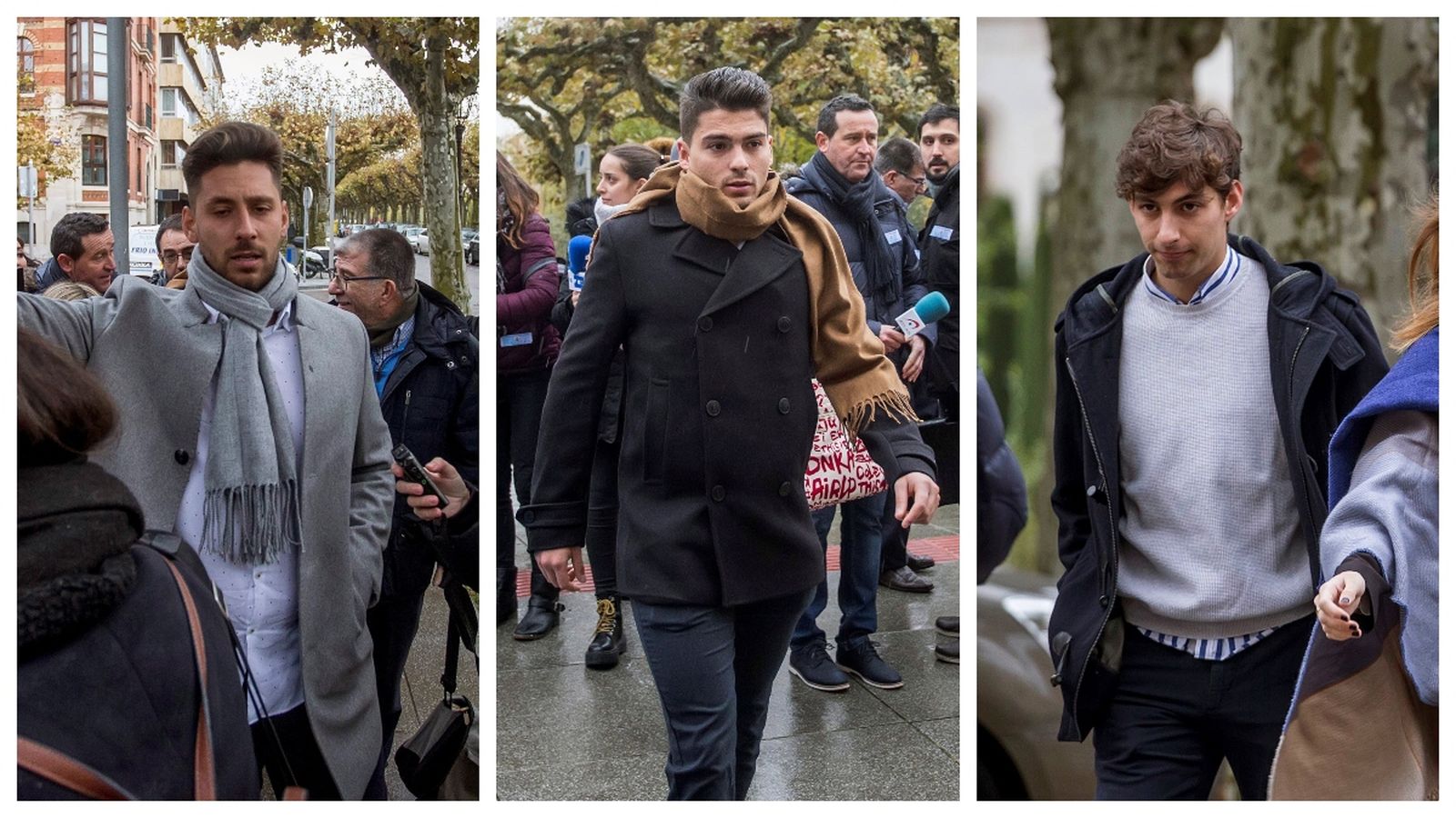 En imatge, els tres jugadors processats