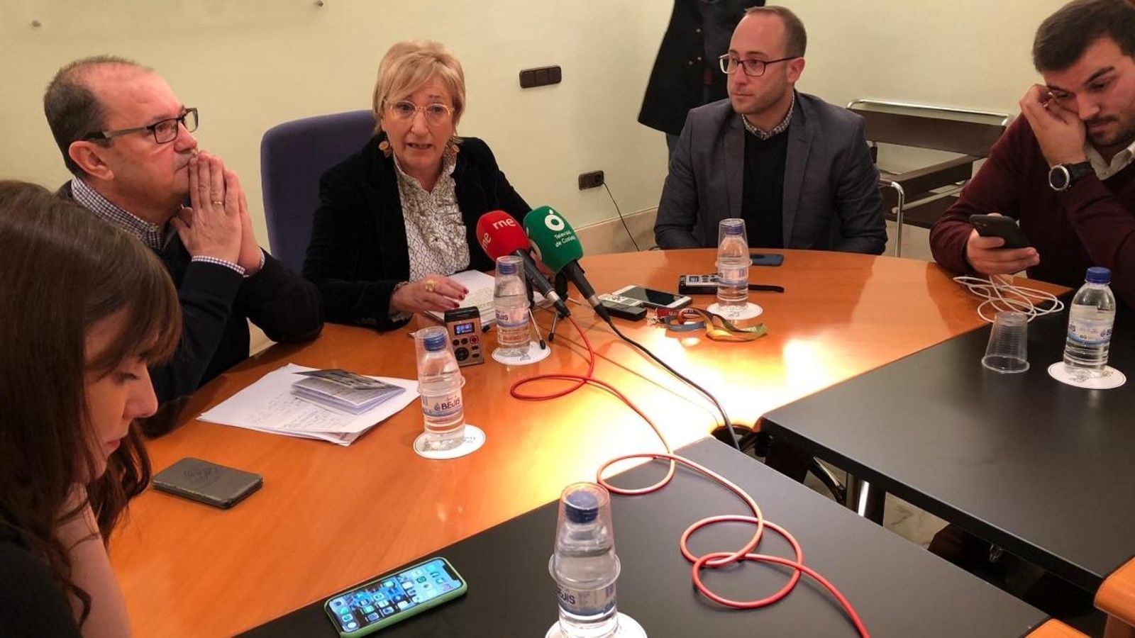 La consellera Ana Barceló durant la presentació dels pressupostos de Sanitat a Castelló