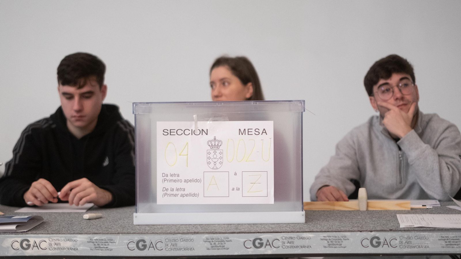 Imatge d'arxiu d'una mesa electoral de Galícia de les últimes generals