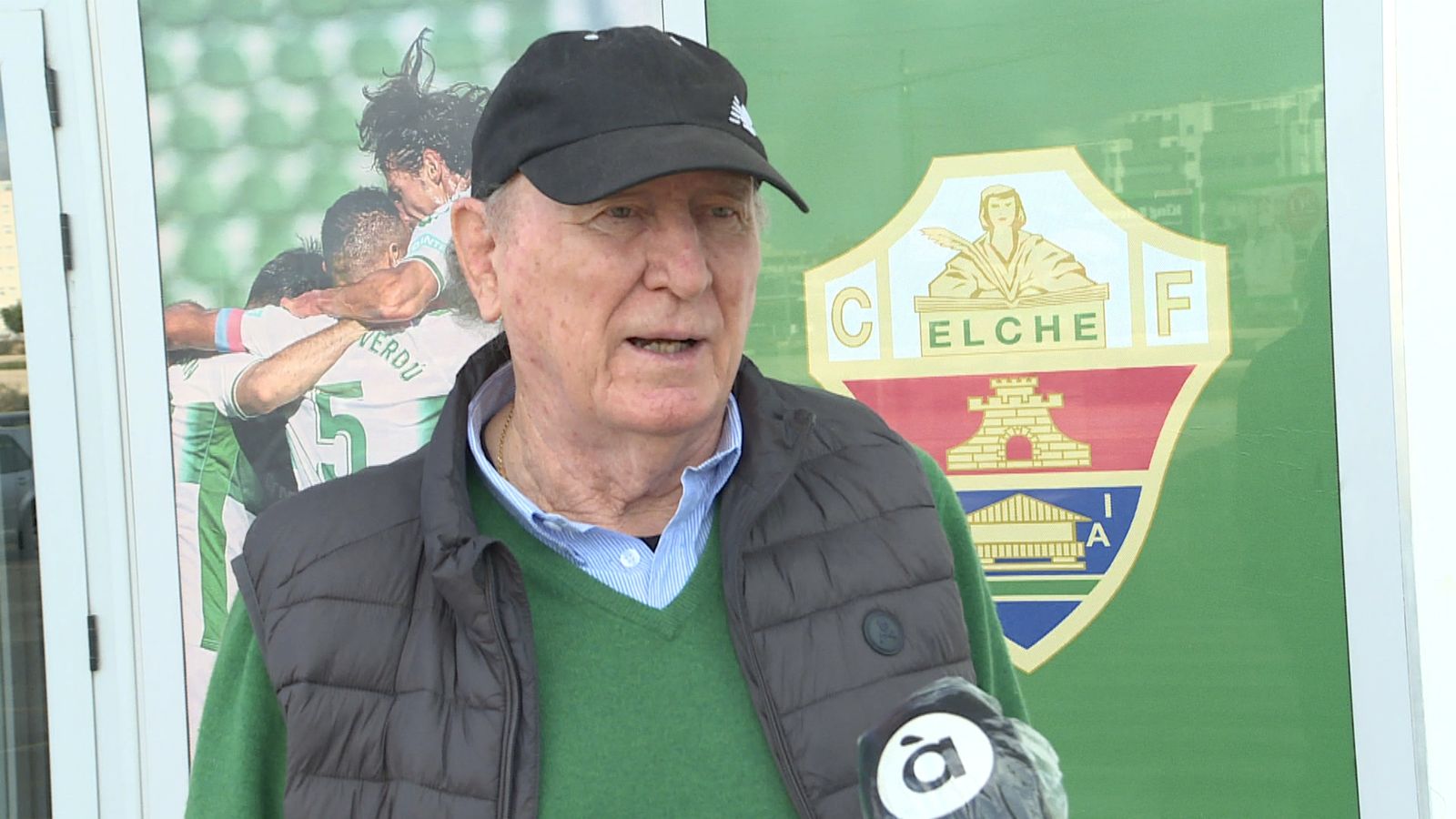 La llegenda de l'Elx, Marcial Pina, ha parlat amb un equip d'À Punt Mèdia