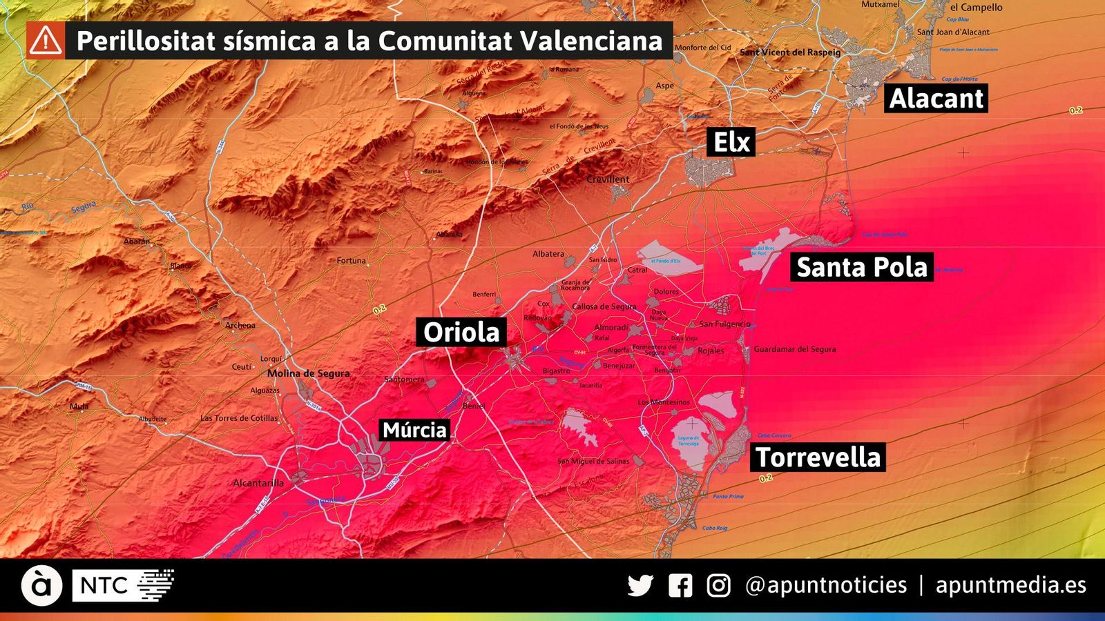 Perillositat sísmica a la Comunitat Valenciana