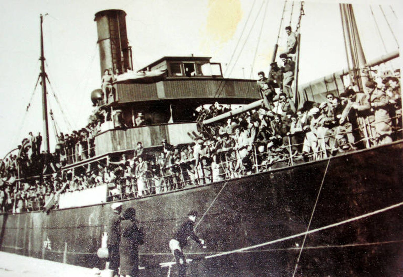 Fotografia històrica de l'Stanbrook a Alacant