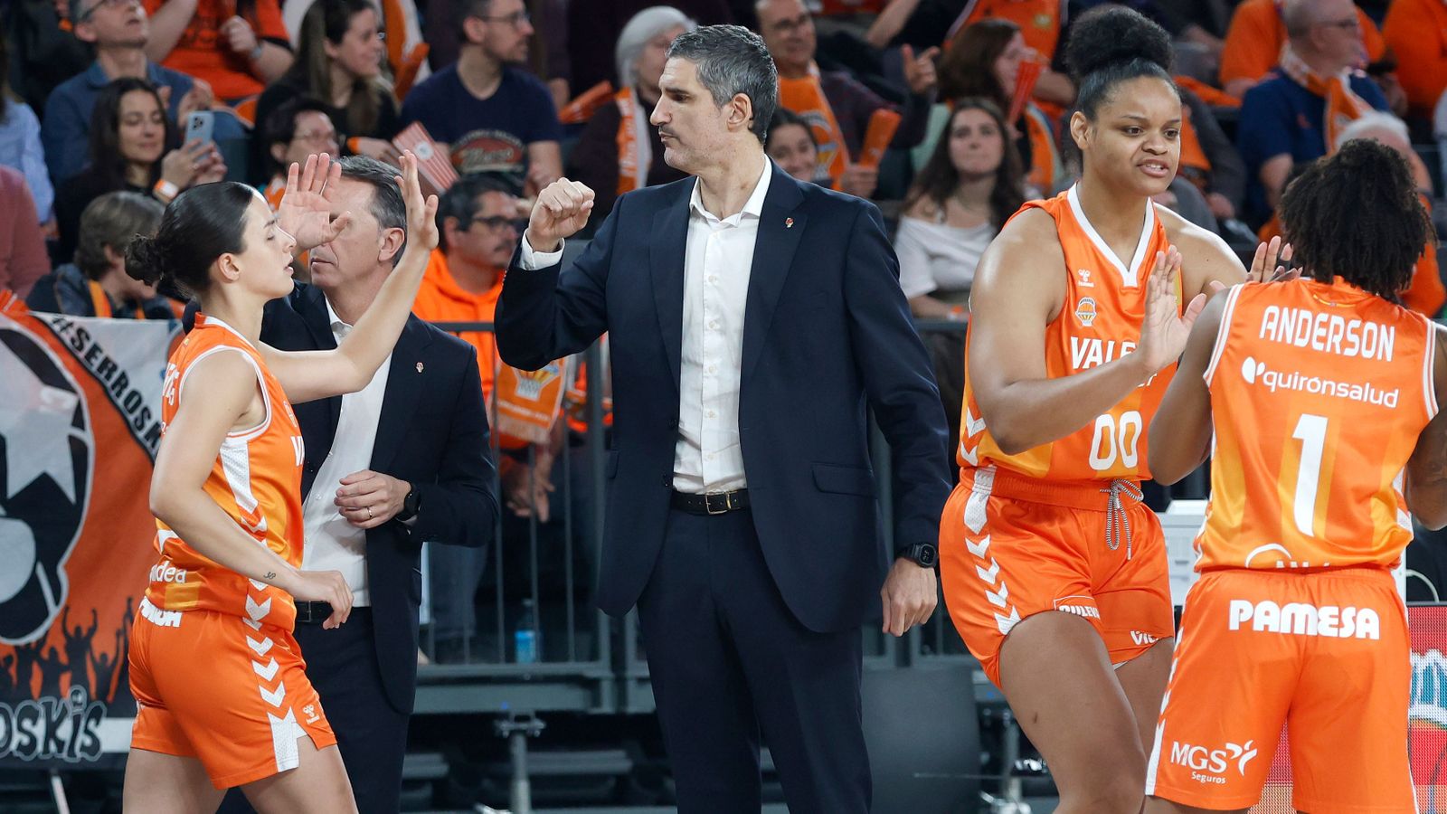 Imatge d'un partit del València Basket