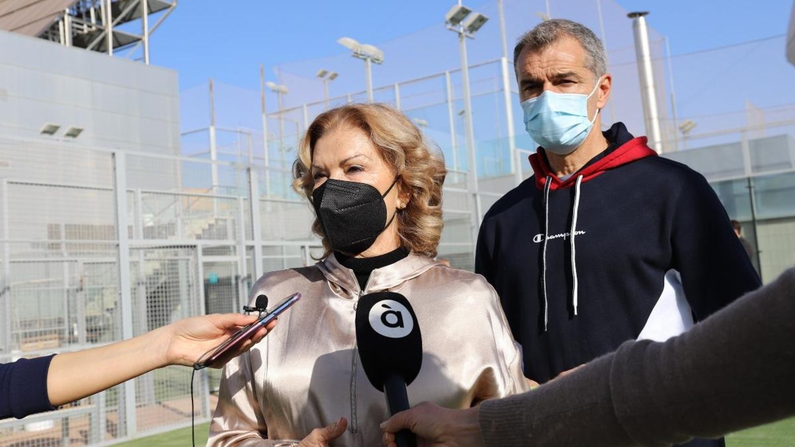 El síndic de Ciutadans, Toni Cantó, al costat de la diputada de la formació,  Rosa Menor