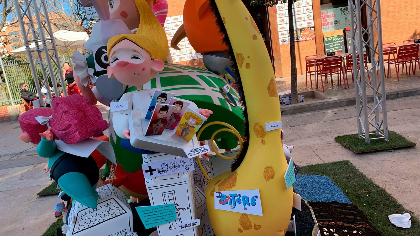 Falla Pere Cabanes - Joan XXIII, 2n premi La Colla en falles de 2024