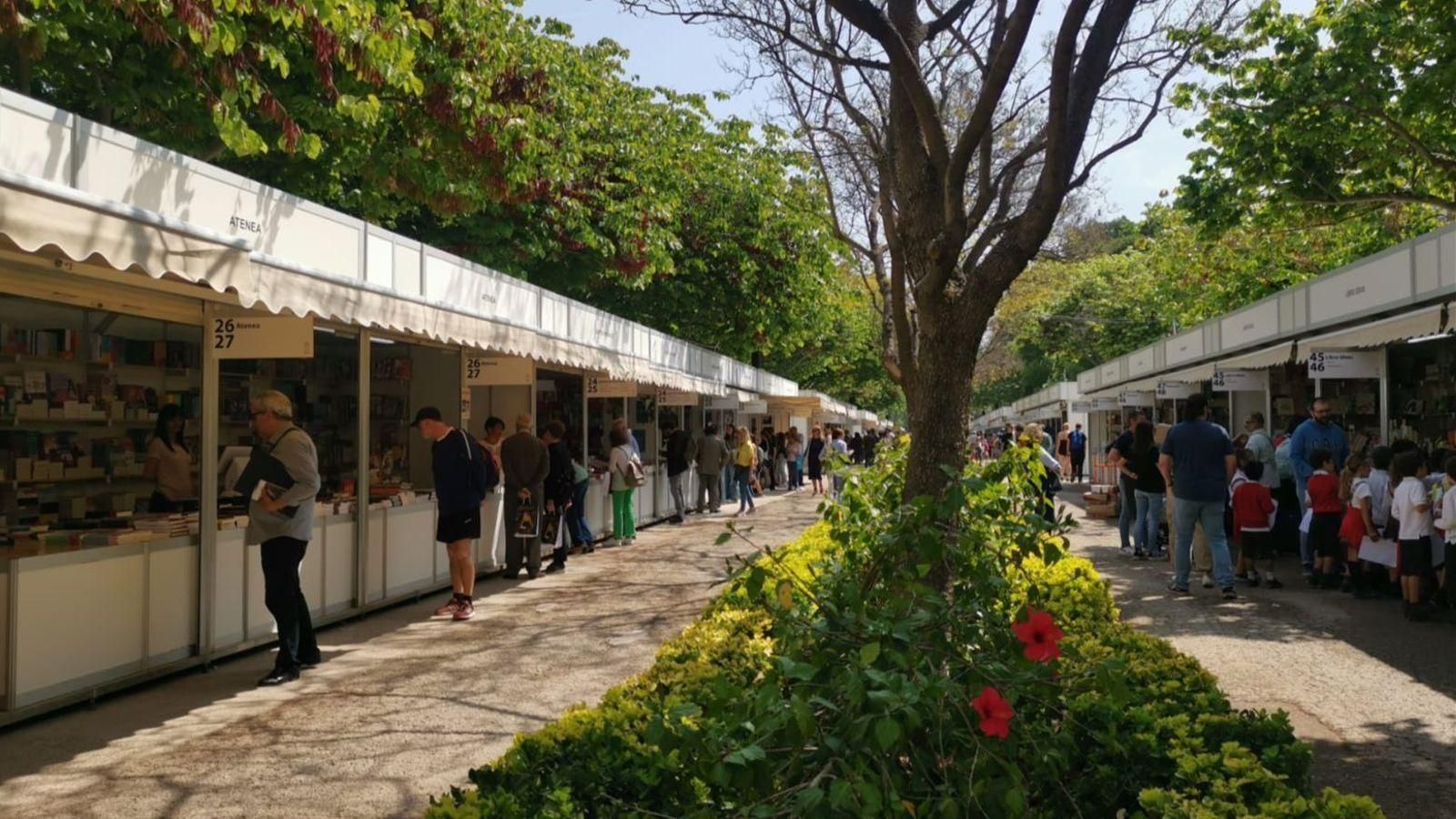 La fira del llibre de València, en una imatge d'arxiu