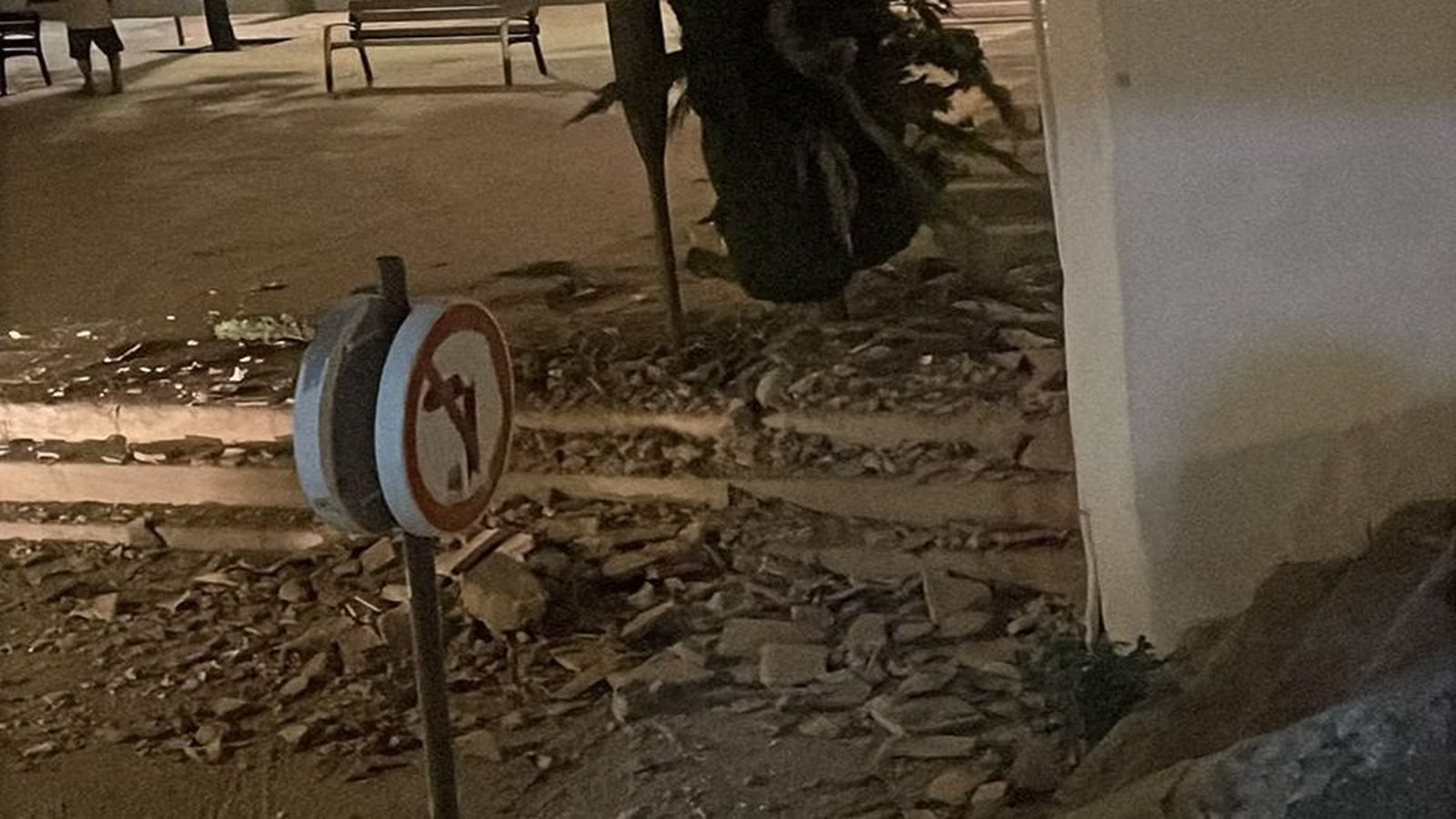Efectes del terratrémol d'esta matinada