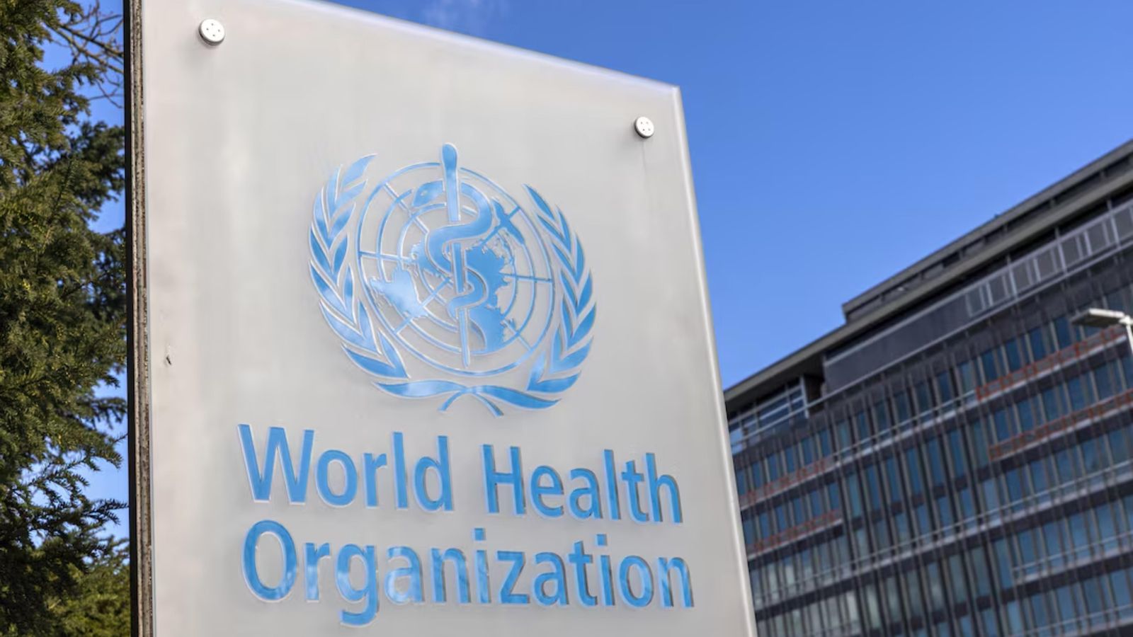 Façana de l'Organització Mundial de la Salut a Nova York