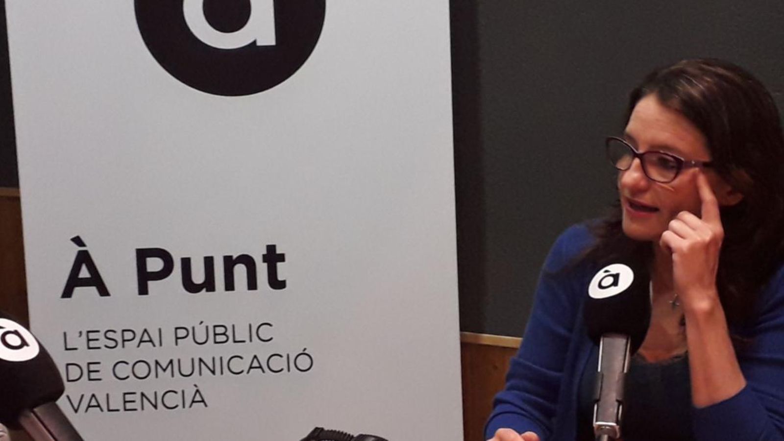 Pots escoltar ací l'entrevista completa a la vicepresidenta del Consell, Mónica Oltra