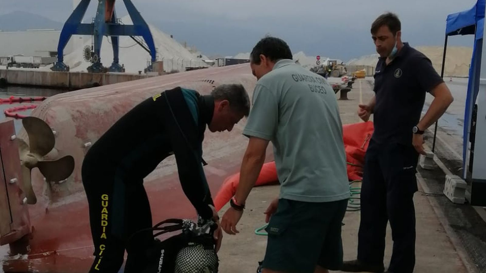 Treballs de cerca al port de Castelló