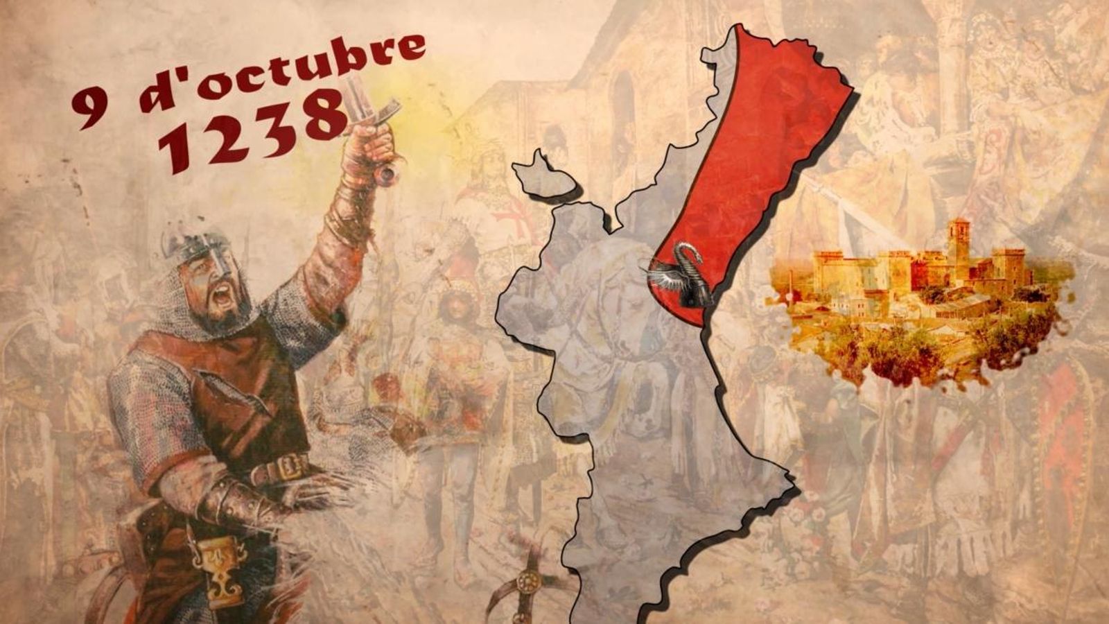 La Comunitat Valenciana celebra el seu dia gran marcat per la conquesta.