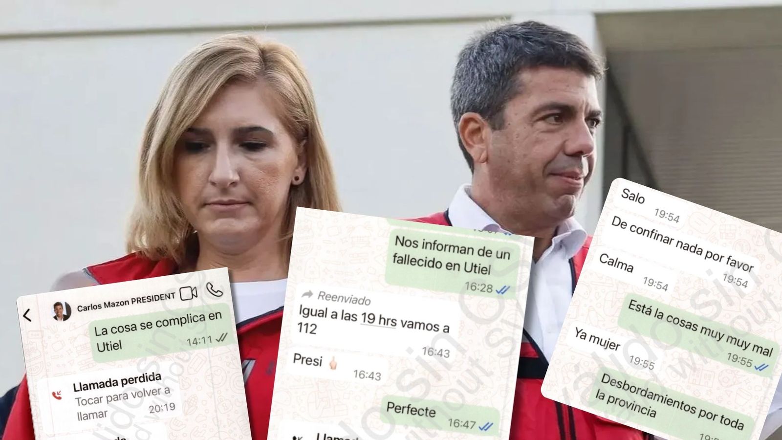 La defensa de Prada incorpora al cas de la gestió de la dana les converses via WhatsApp que va mantindre eixe dia amb Mazón i el seu mà dreta, Cuenca
