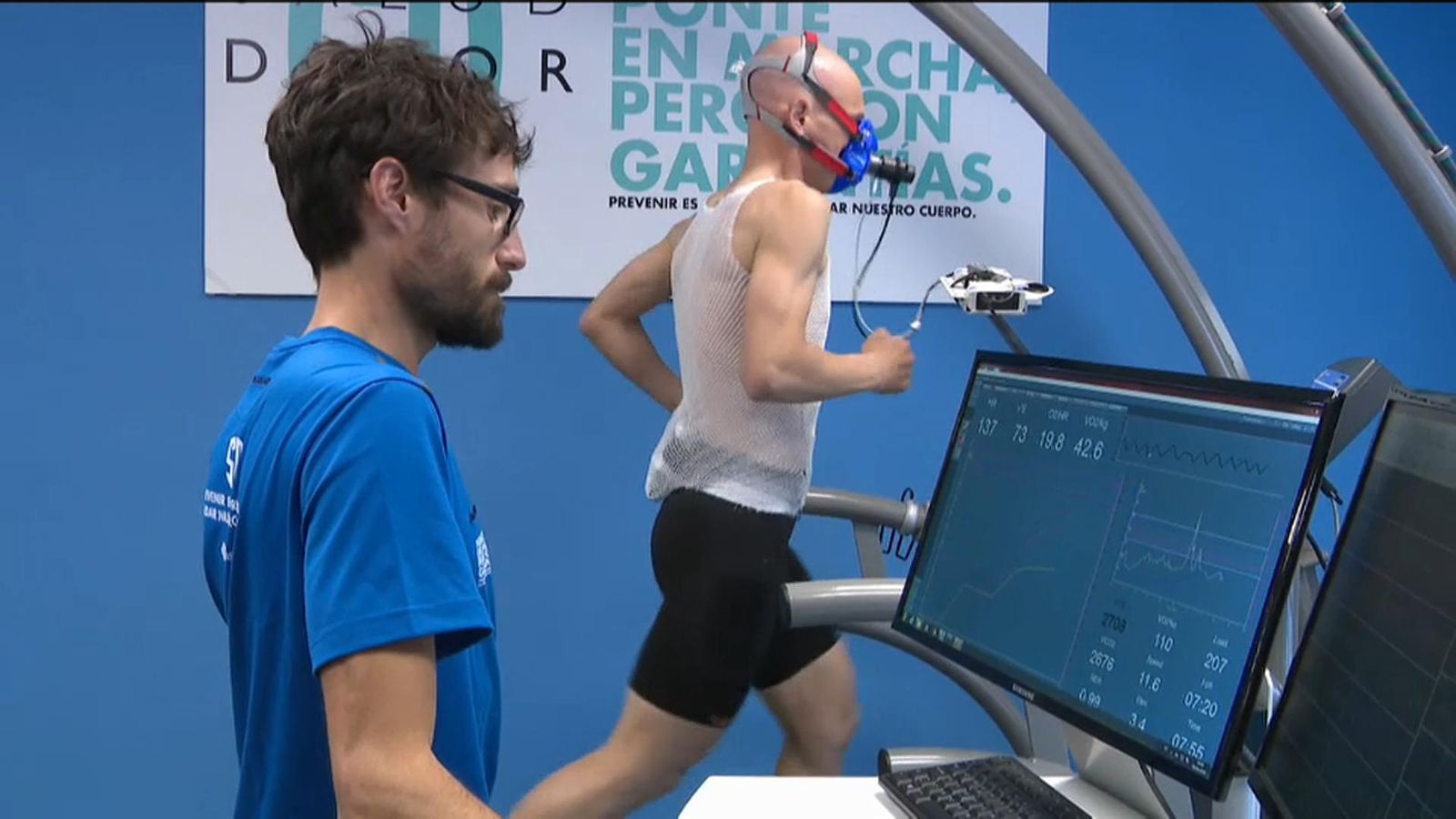 VÍDEO | Els participants en la Penyagolosa Trails se sotmeten a un estudi mèdic