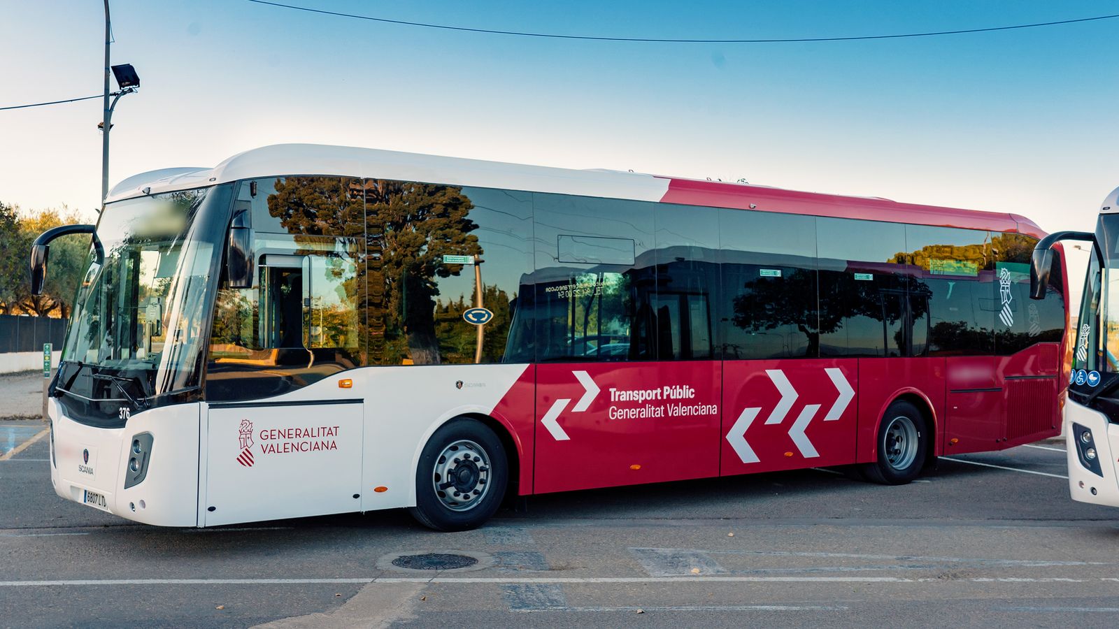 Un autobús de la flota de transport públic de la Generalitat Valenciana