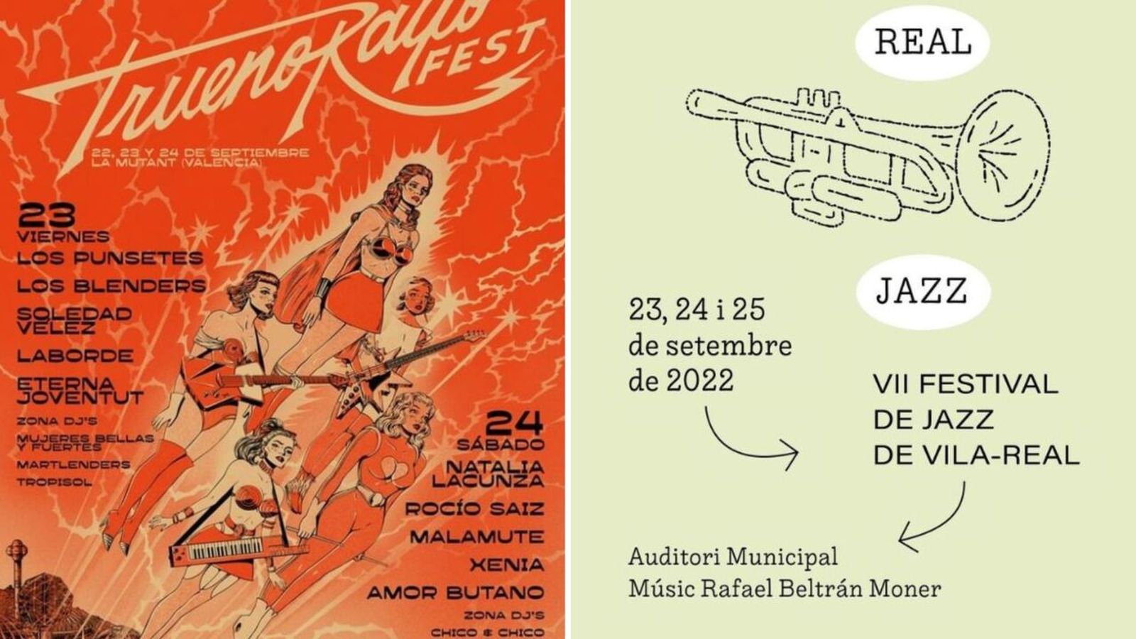 23.09.2022 | De festivals: Truenorayo i Real Jazz