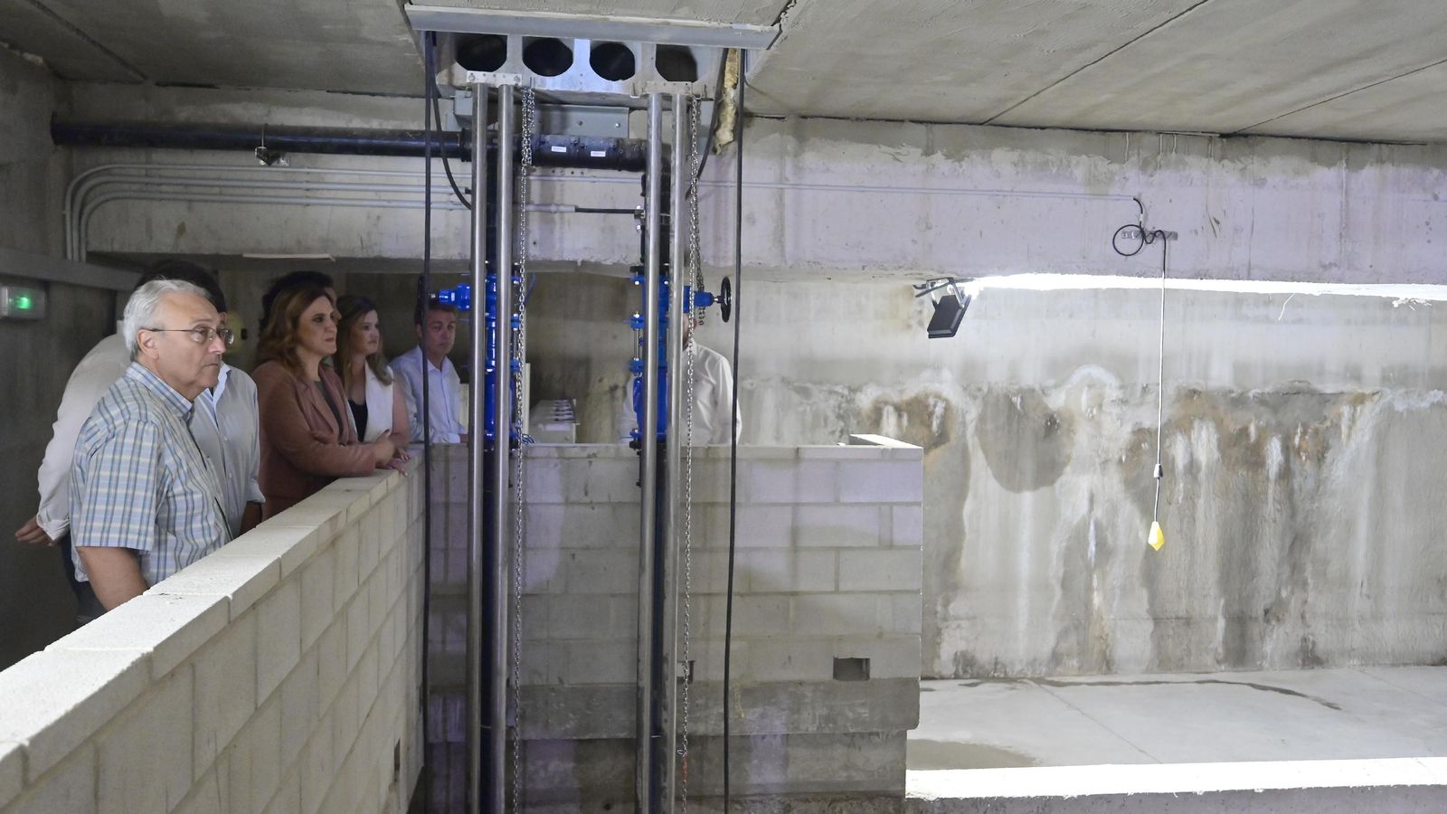 L'alcaldessa de València, María José Catalá, visita el depòsit de tempestes del Saler L'alcaldessa de València, María José Catalá, visita el depòsit de tempestes del Saler