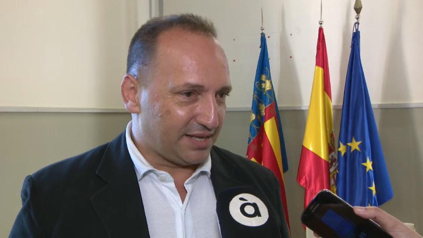 Rubén Martínez Dalmau, aquest dimecres en declaracions als mitjans