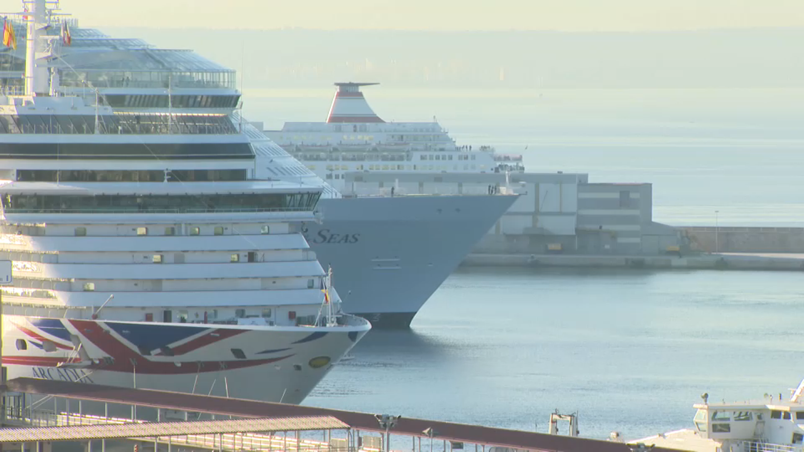 Imatge d'arxiu de l'arribada de creuers als ports valencians