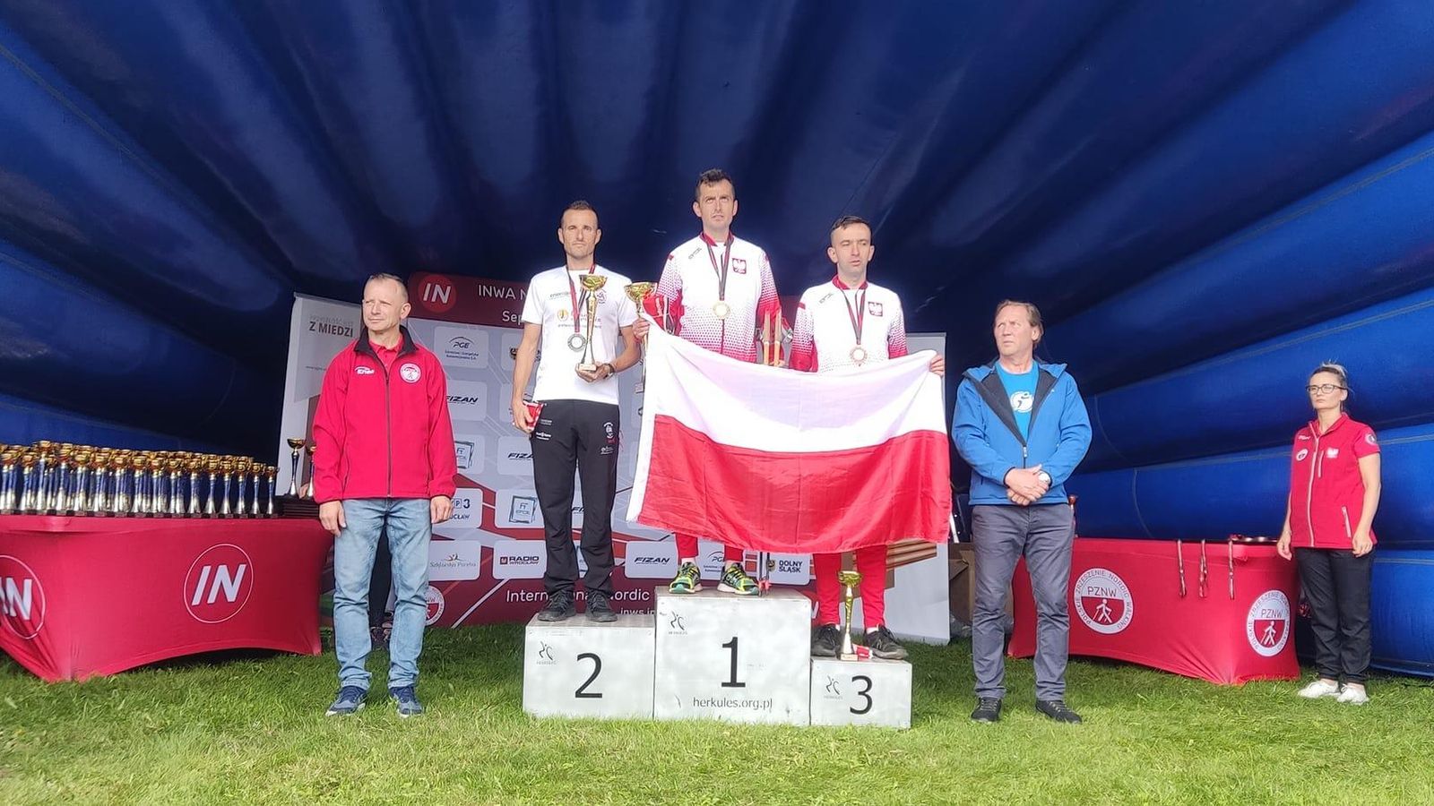 Ramón Álvarez, en el pòdium