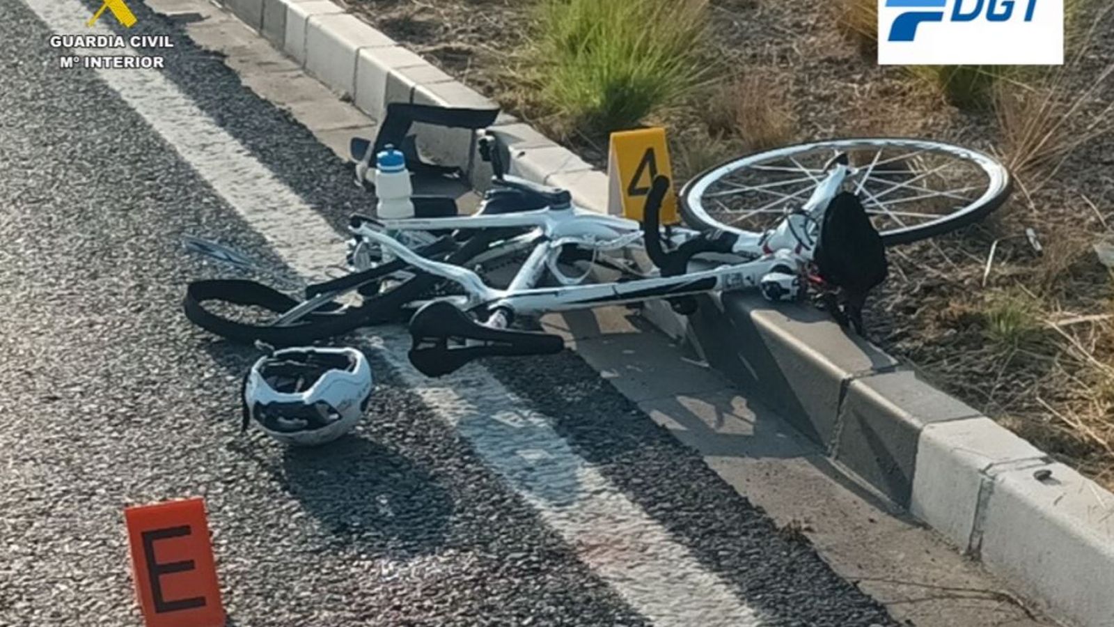 Estat en que va quedar la bicicleta
