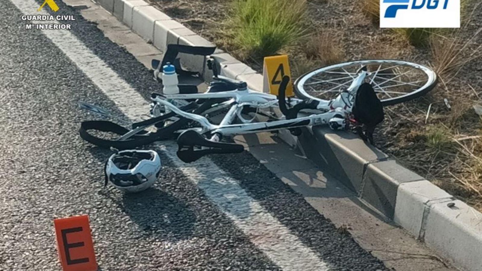 Estat en que va quedar la bicicleta