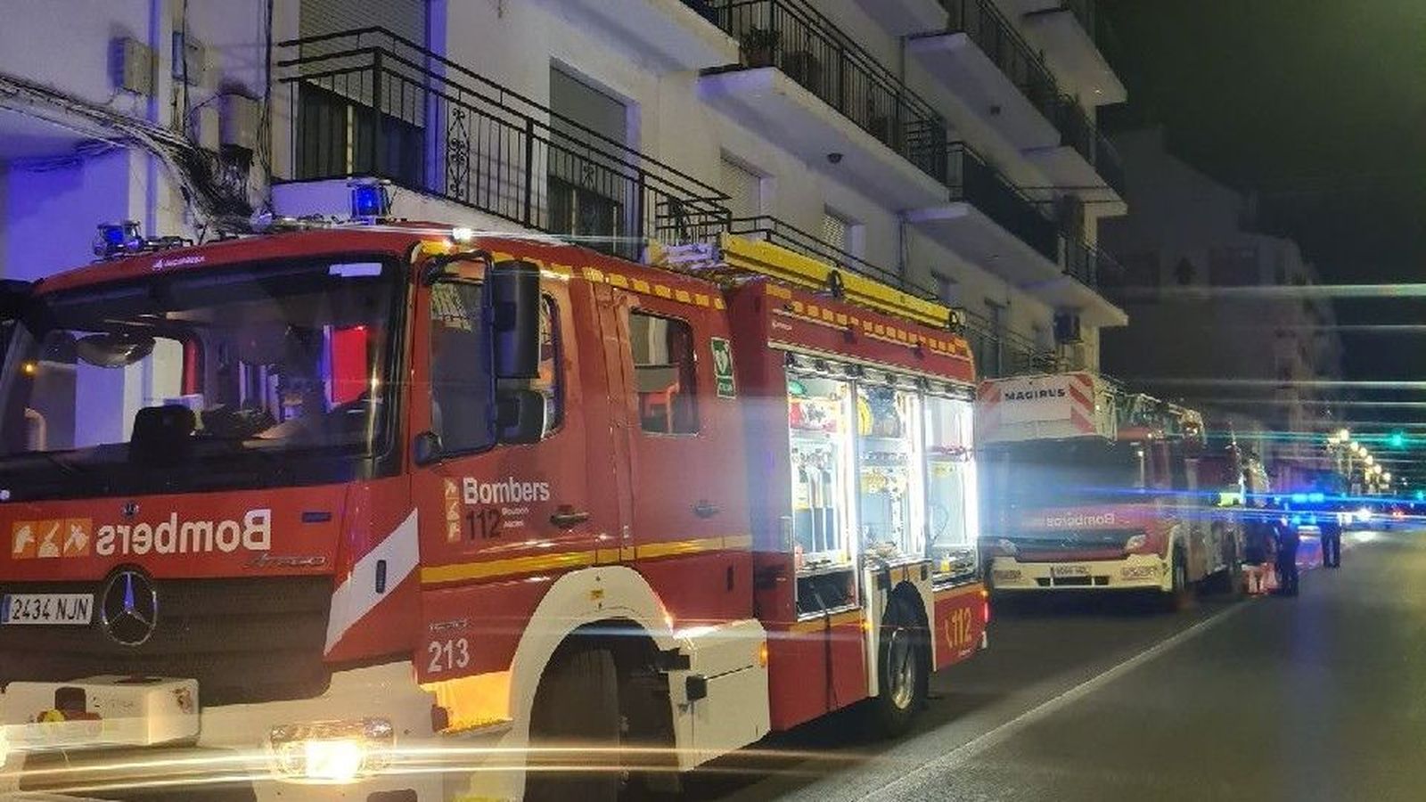 Dispositiu al carrer de l'incendi
