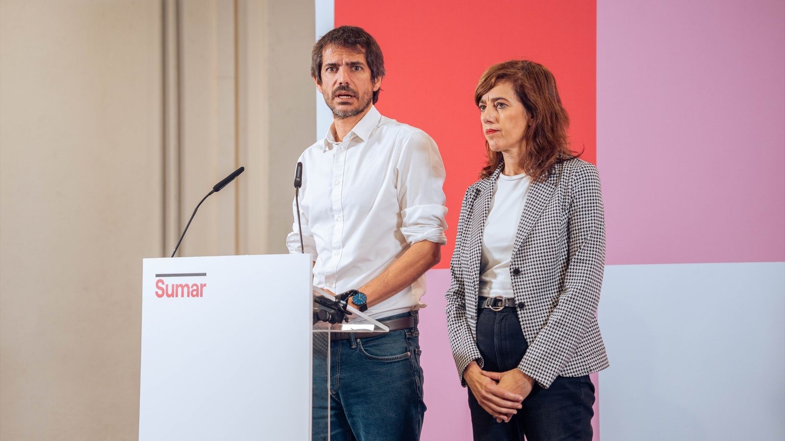 Ernest Urtasun i Marta Lois, aquest dilluns