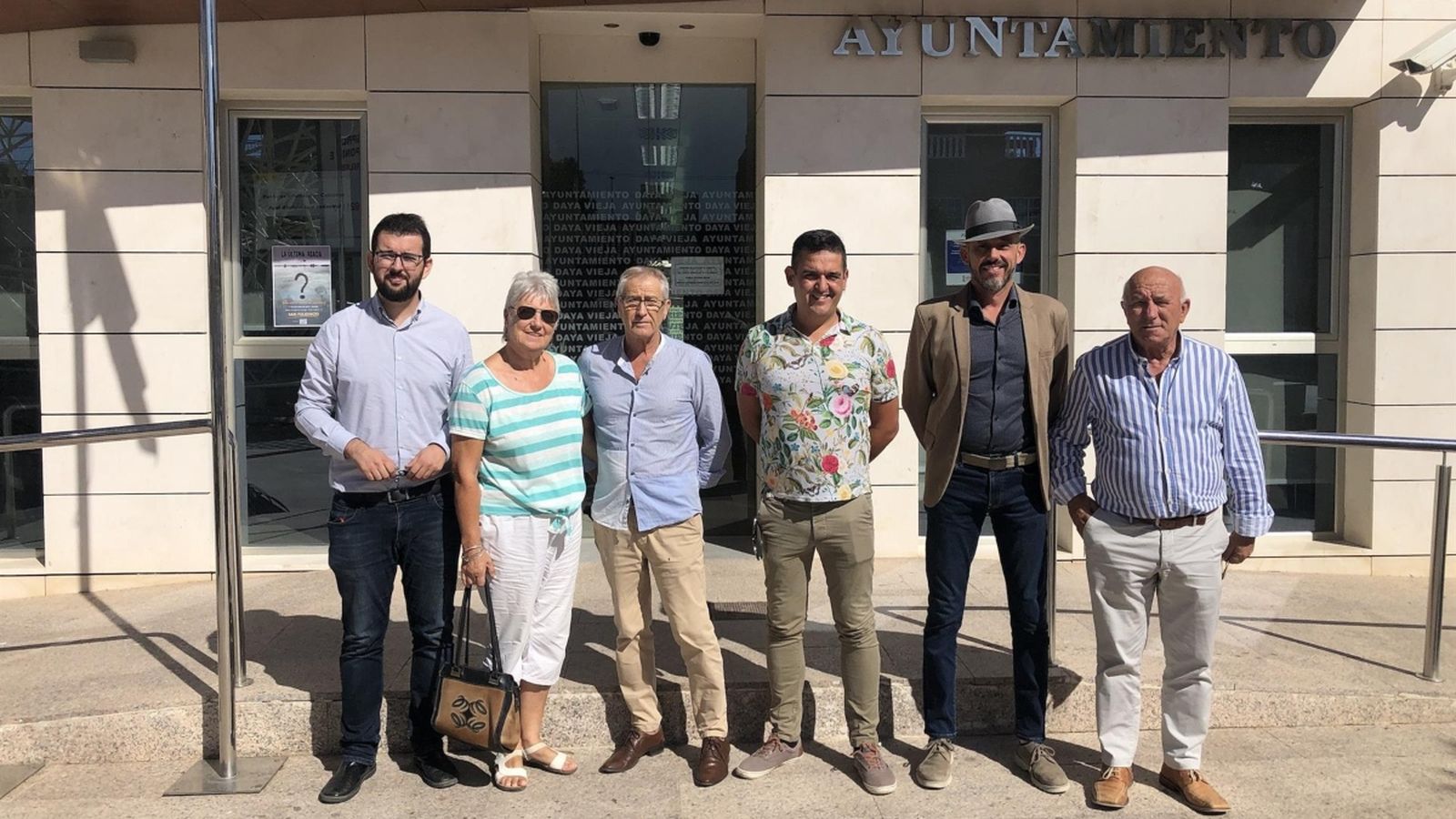 L'exdiputat de Compromís, Ignasi Candela, i el senador autonòmic Carles Mulet, han visitat Daia Vella