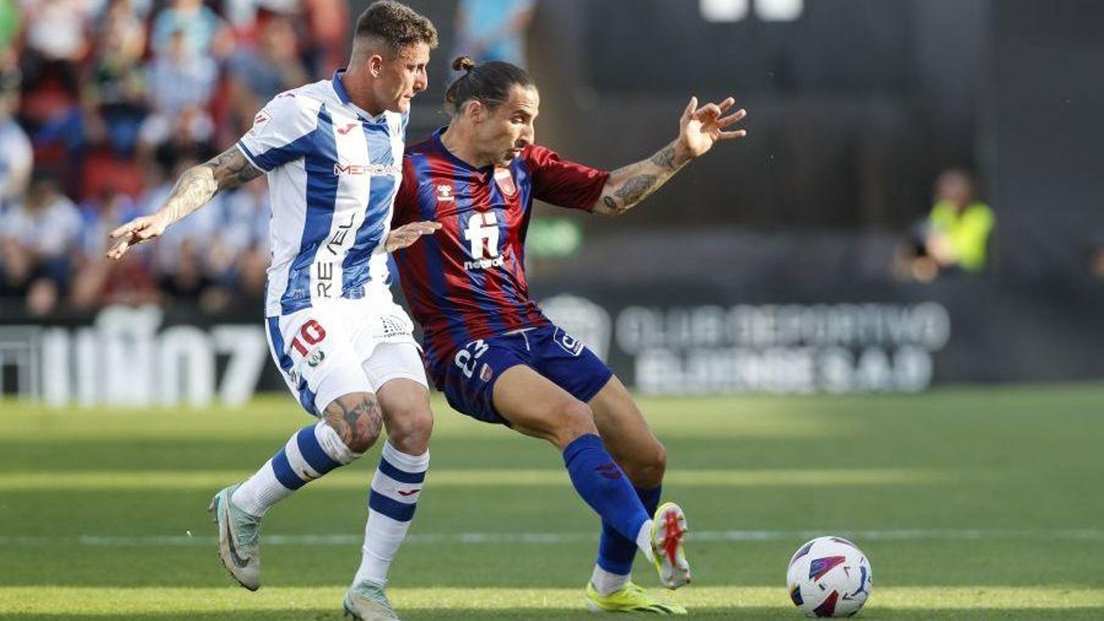 Marc Mateu en una acció del partit contra el Leganés