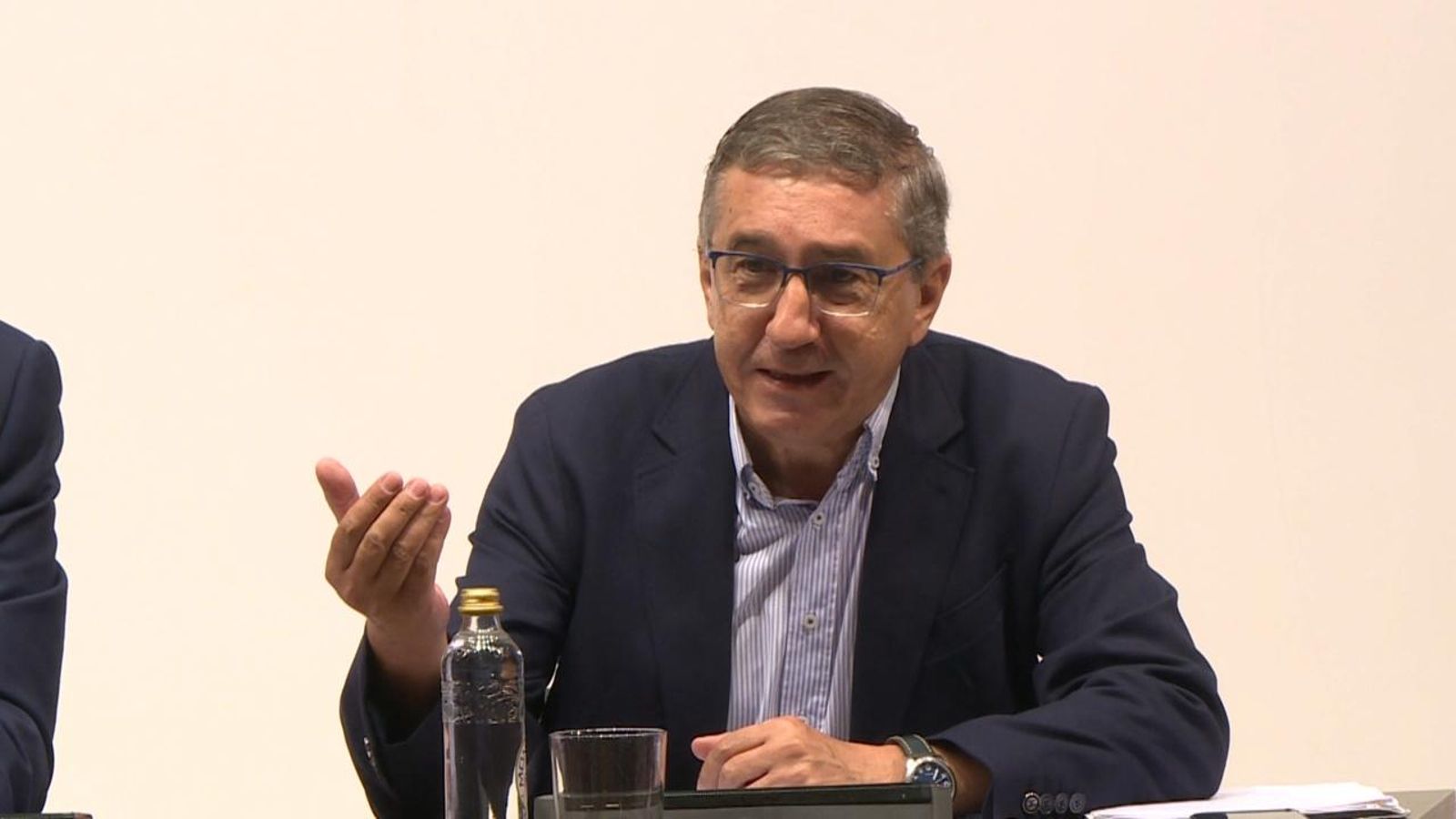 El conseller d'Educació, Universitats i Ocupació, José Antonio Rovira, en la presentació del curs escolar 2023-2024