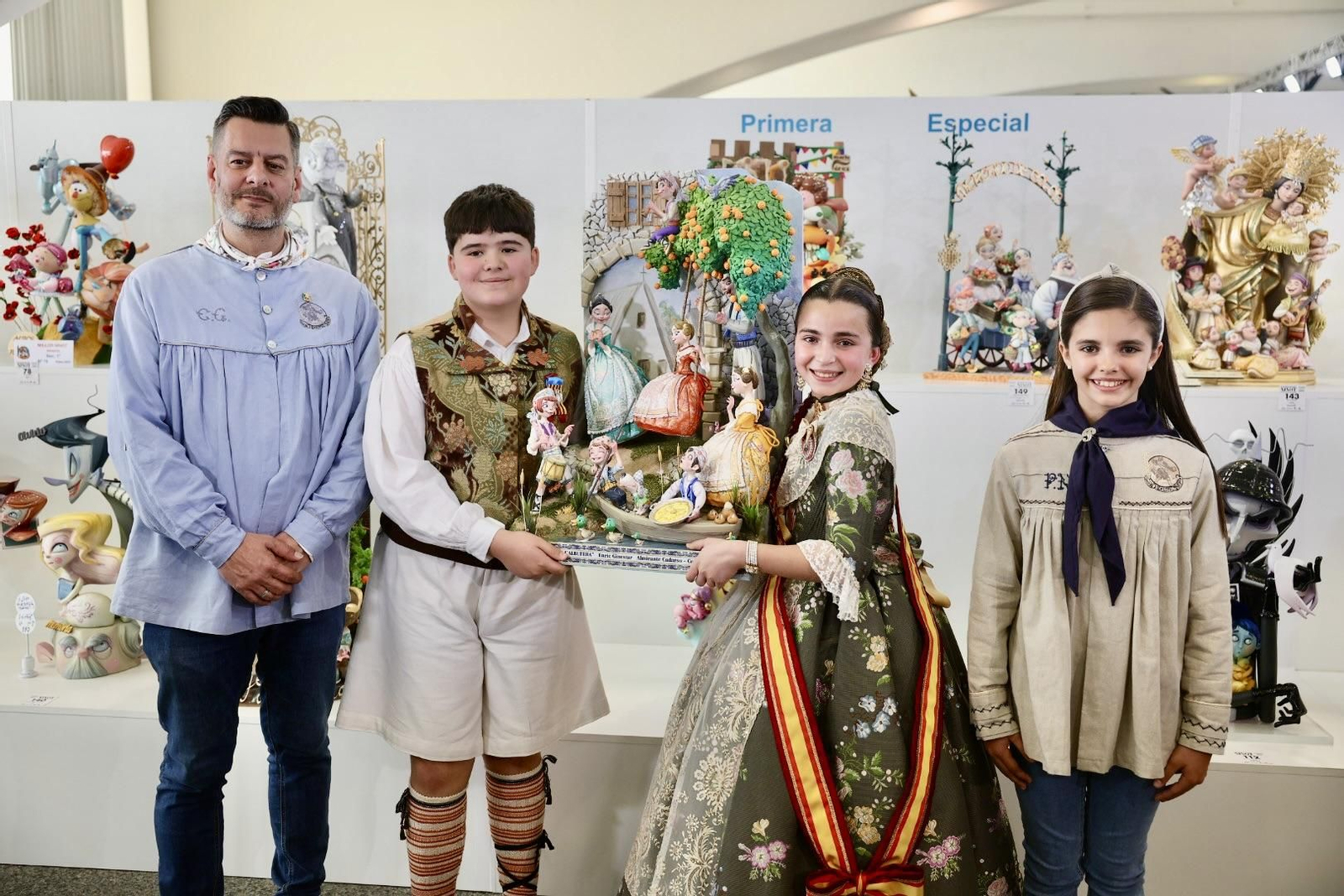 Recollida Ninot Infantil Indultat 2023, de la falla Admirall Cadarso - Comte Altea